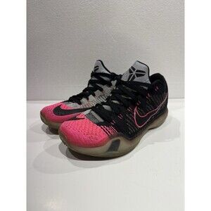 Nike Kobe X 10 Elite Low Mambacurial Pink/ Gray/ Black - 747212-010 - Size 9.5
